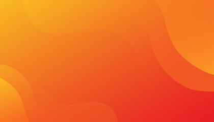 Modern abstract orange banner background. Dynamic shapes composition. Vector illustration