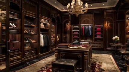 Picture a luxurious high-end fashion store, where shoppers are greeted with impeccable service.