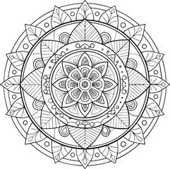 Teaching Mandalas vector, Crafting Visual Aids that Inspire and Educate 