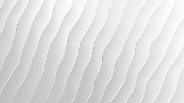 White, wavy, diagonal lines for texture suitable for backgrounds. 4K Seamless looping