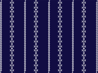 Crochet Abstract Ethnic art. Seamless pattern in tribal, folk embroidery, and Mexican style. Aztec geometric art ornament print. Design for carpet, cover wallpaper, wrapping. fabric, clothing