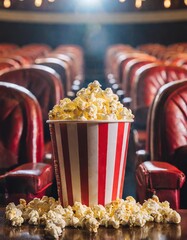popcorn in a glass, popcorn, corn, food, snack, pop, movie, cinema, box, 