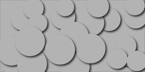 Abstract grey background with circles. Gray and white background. 3d rendering illustration of background abstract pedestal board, cylinder art display mockup for product decoration. 