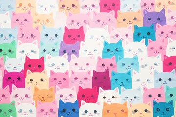 Cat pattern backgrounds mammal animal.