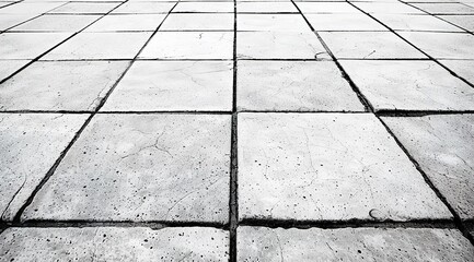 black and white tiles