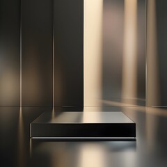 Obraz premium Beautiful Of 3d Realistic Of Empty podium mockup stage realistic for Product Showcase