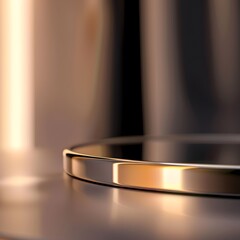 Beautiful Of 3d Realistic Of Empty podium mockup stage realistic for Product Showcase