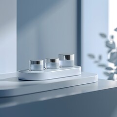 Beautiful Of 3d Realistic Of Empty podium mockup stage realistic for Product Showcase