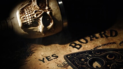 Witchcraft Spiritual Halloween Game Ouija Board