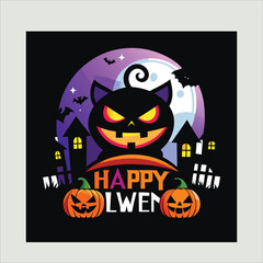 Happy Halloween vector 