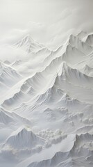 Obraz premium Snow hill mountain nature tranquility.
