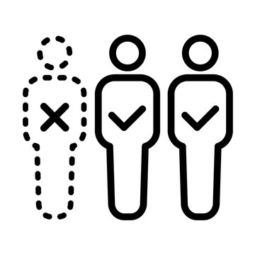 Absent icon template