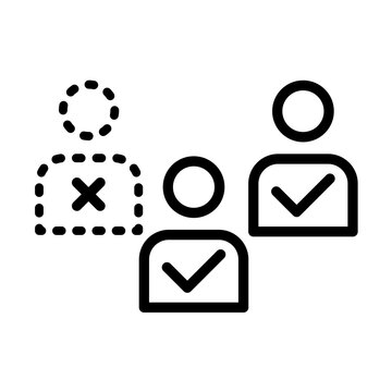 Absent icon template