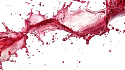 Fototapeta premium Delicious red wine concept splashing out