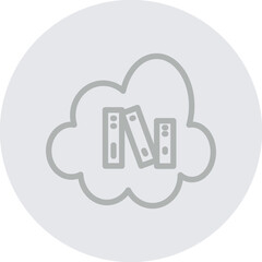 Online Library Vector Line Grey Circle Grey