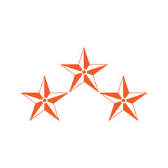 Star icon vector symbol illustration.