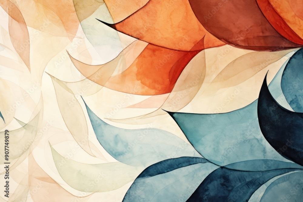 Canvas Prints autumn leaves backgrounds abstract pattern.