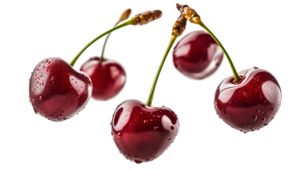 Cherry isolated transparent objects