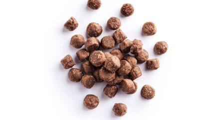 Fototapeta premium A close-up shot of the best-selling dog food kibble