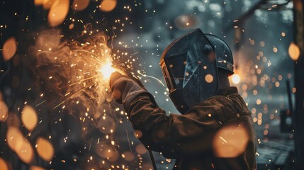 A welder using a plasma cutter