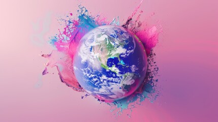 Earth in Color Explosion
