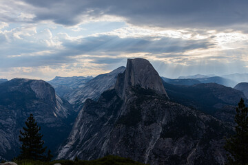 Half Dome Before the Storm 