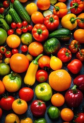 macro shot capturing vibrant fruits vegetables glimmering sparkling dew drops under natural light, rainbow, lgbtq, lgbt, pride, colorful, love, equality