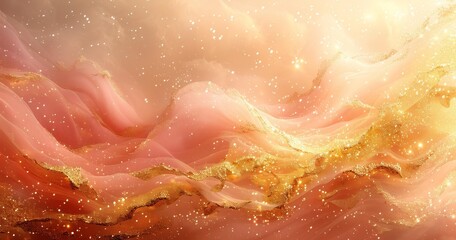 Fototapeta premium Artwork with a Dreamy Landscape