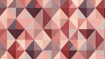 A vintage abstract diamond pattern with geometric shapes in muted shades of pink, evoking a sense of nostalgia and timeless charm.
