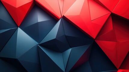 Geometric 3D background with sharp lines and contrasting colors
