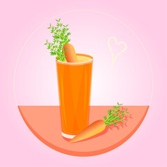 carrot juice and carrots