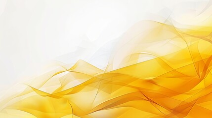 Fototapeta premium Elegant corporate PowerPoint background with a golden yellow and white gradient, perfect for professional presentations and business slides. This sleek design features a smooth color transition
