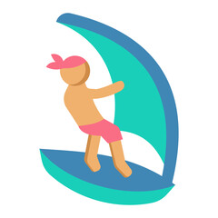 Windsurfing Icon
