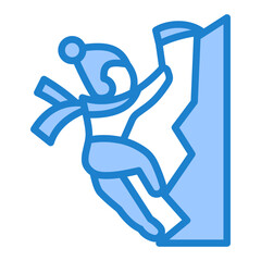 Ice Climbing Icon