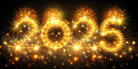 2025 Happy New Year Greeting Card