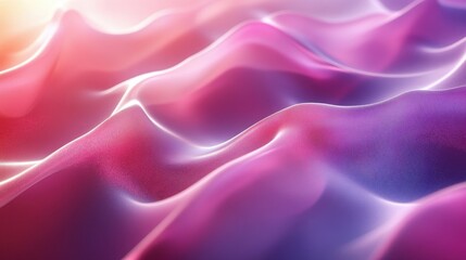 Fototapeta premium 3D background with abstract flowing shapes and smooth gradients