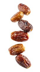 Obraz premium Six Dates Arranged in a Vertical Line