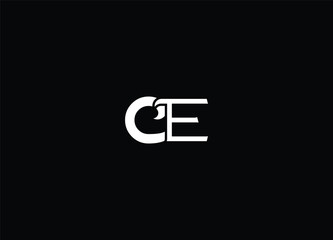 CE Creative Logo Design And Initial Letter Logo