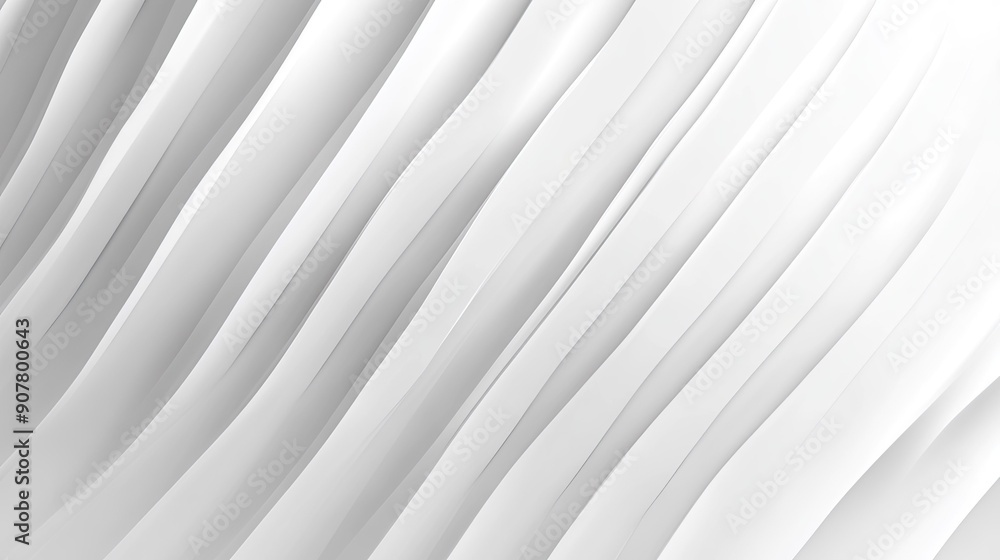 Poster abstract white background with geometric patterns and subtle shadows, providing a clean and professi