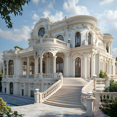 Fototapeta premium Timeless Structures Classic Architectural Gems celebrates the enduring beauty significance iconic buildings that have stood the test of time. From the grandeur of ancient temples the elegance historic