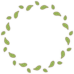 葉っぱのフレーム