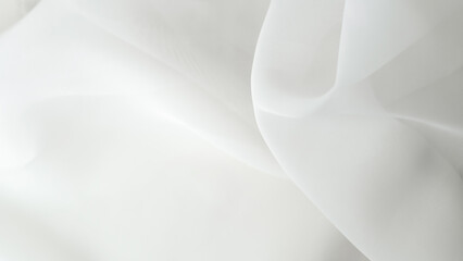 Elegant white fabric satin background, perfect for luxurious and smooth designs.