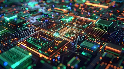 Fototapeta premium computer circuit board