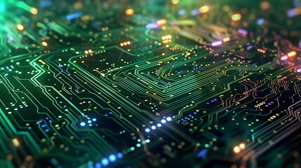 Obraz premium computer circuit board