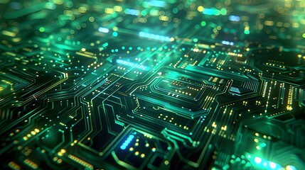 Obraz premium computer circuit board