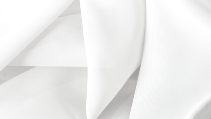 Elegant white fabric background with delicate lines, perfect for various design uses.
