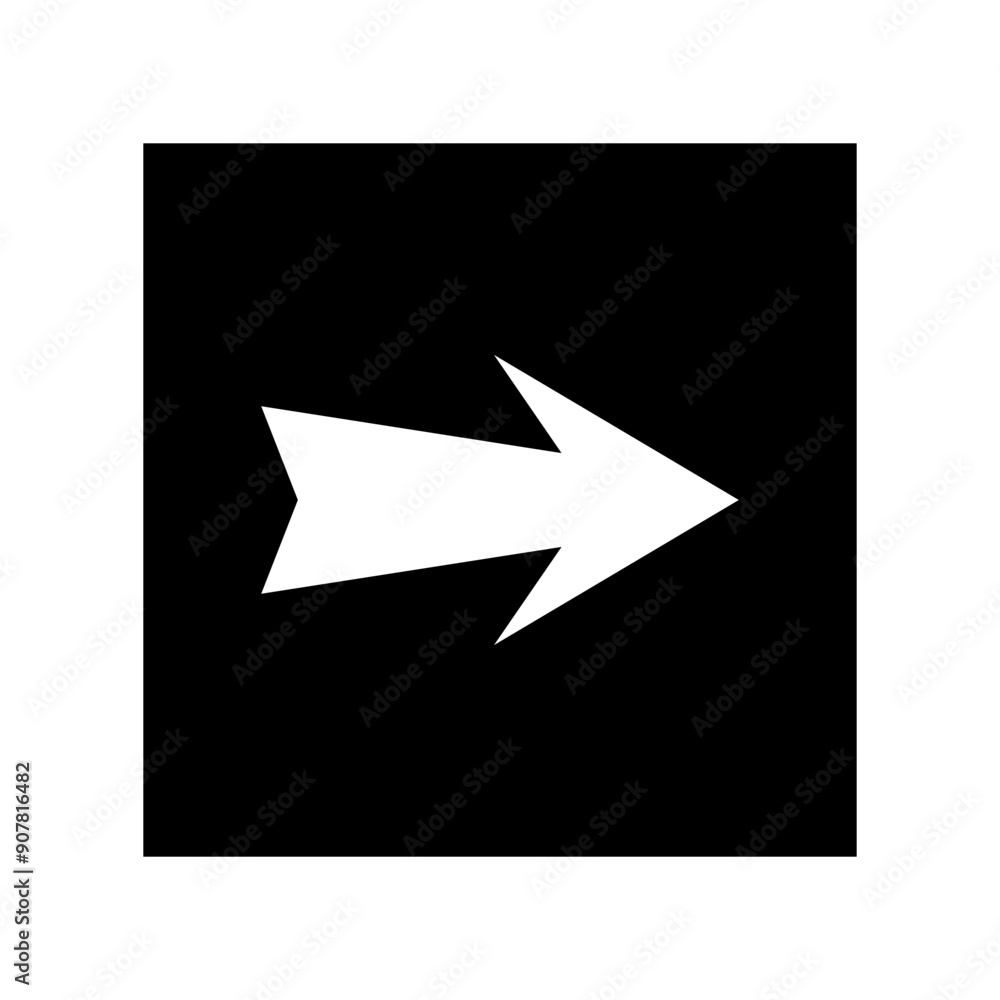 Sticker arrow