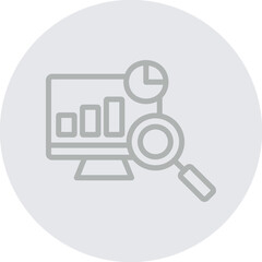 Analysis Vector Line Grey Circle Grey