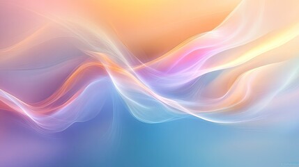 Abstract background with soft pastel colors and flowing lines, creating a gentle and soothing visual effect
