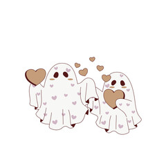 A Cute little ghost  icon 